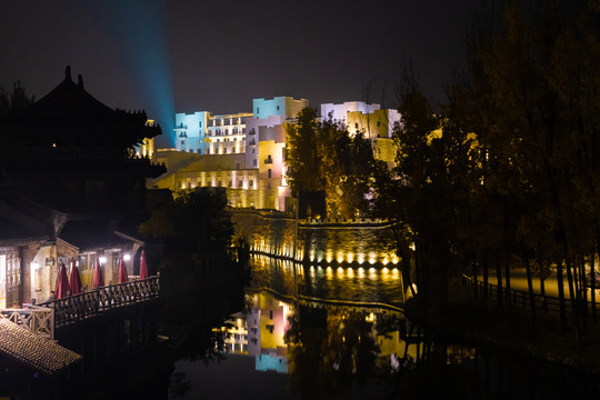 古北水镇夜景