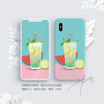 夏飲手機(jī)殼