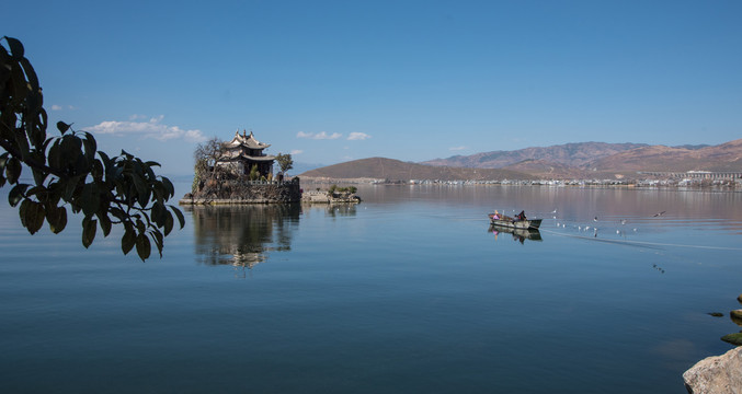 大理洱海小普陀