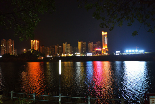 于都县城夜景