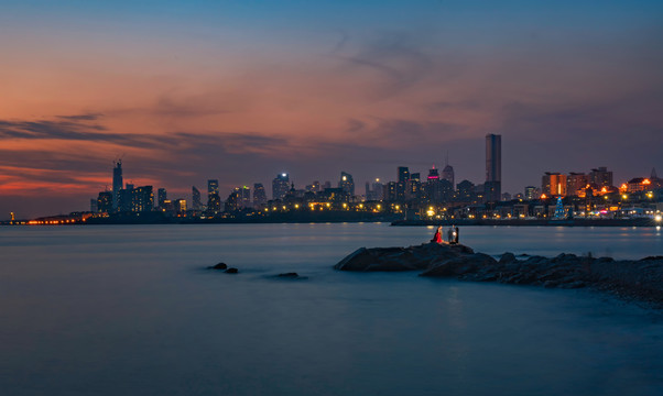 海岛夜景