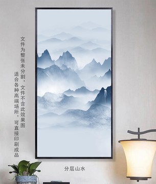 新中式玄關(guān)裝飾畫(huà)