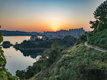 夕阳日落风景