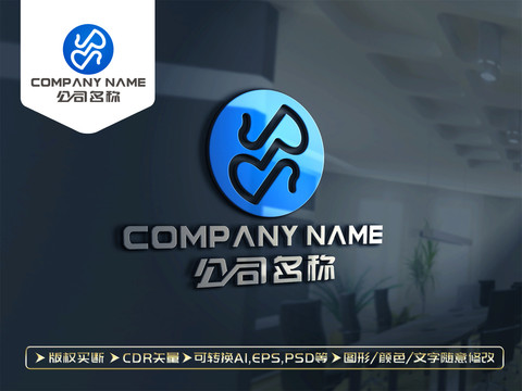 PD字母LOGO設(shè)計