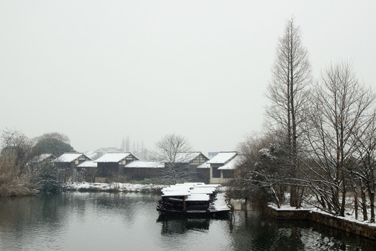 乌镇雪景