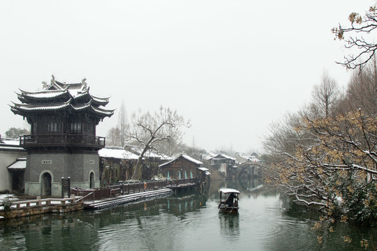 乌镇雪景