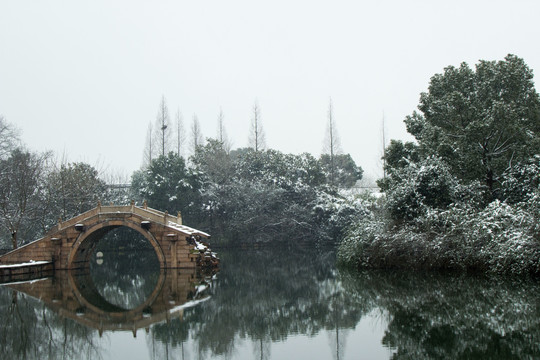 乌镇雪景