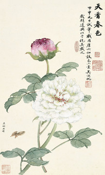 吳湖帆天香春色