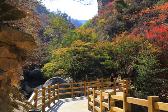 山谷秋景