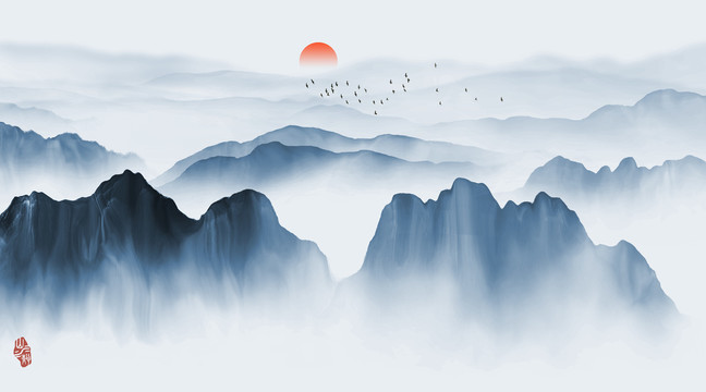 山水画