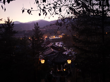 五台山夜景