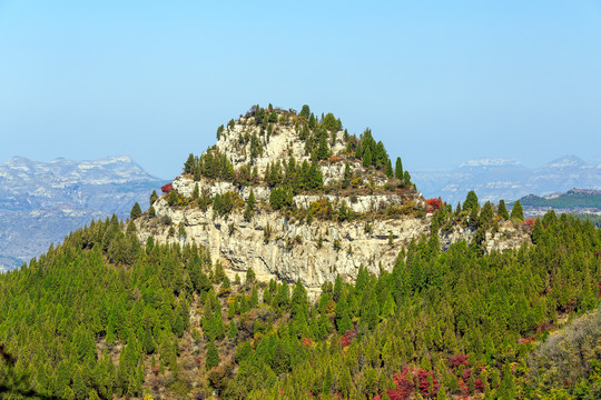 青州天赐山山峰