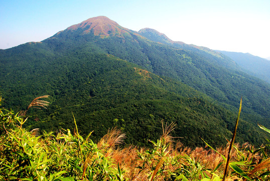 山峰秋色