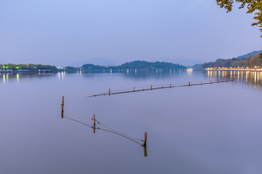 杭州西湖晨景