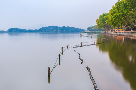 杭州西湖晨景