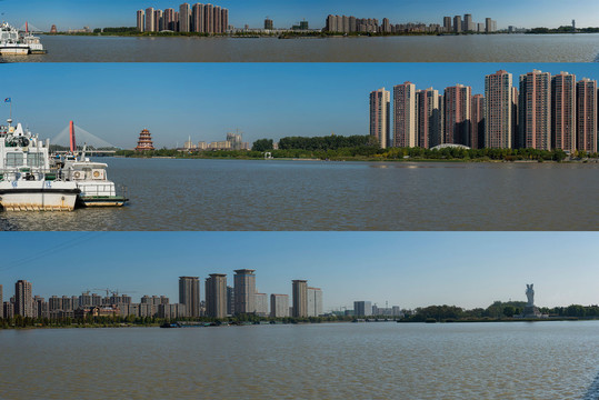 泗阳大运河城市全景