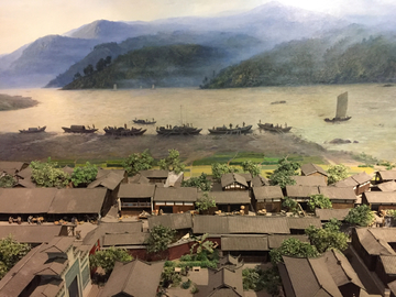 四川传统民居建筑模型