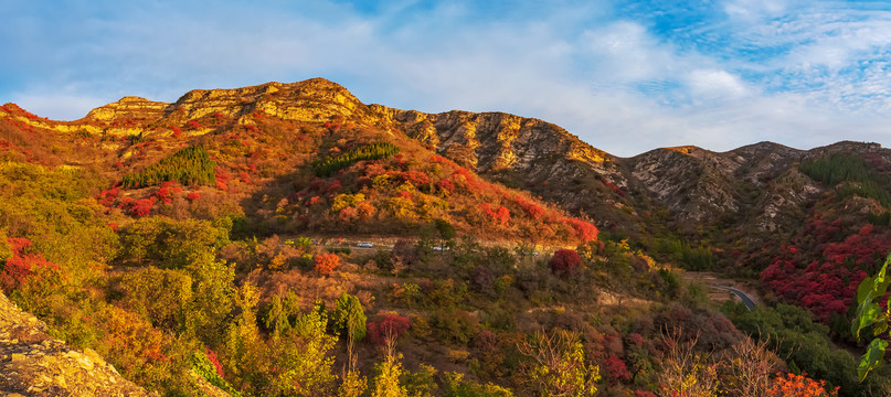 博山和尚房禹山路秋景