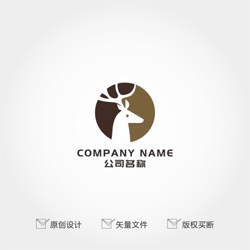 鹿logo