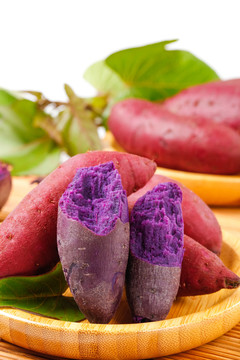蒸紫蜜薯