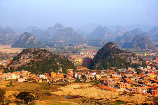 云南文山普者黑冬景