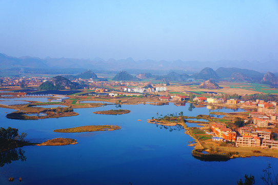 云南文山普者黑冬景