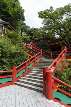 日本神社楼梯