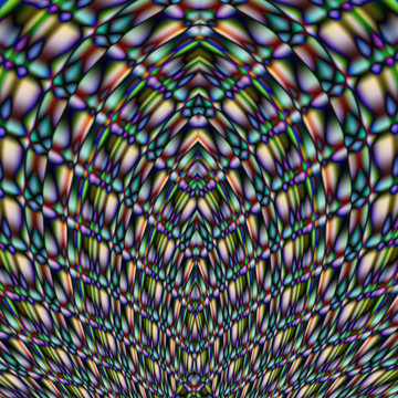立體分形圖案背景