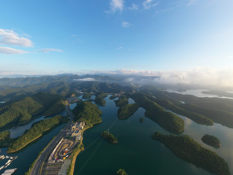 千岛湖风光航拍