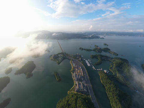 千岛湖风光航拍