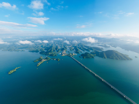 千岛湖风光航拍