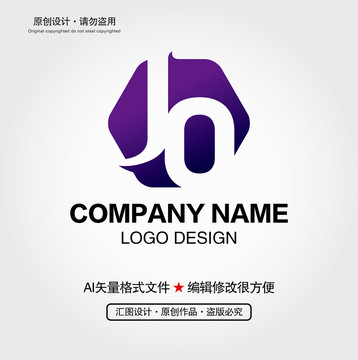 JO字母LOGO