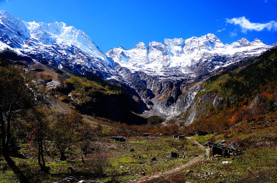 香格里拉神瀑梅里雪山卡瓦格博