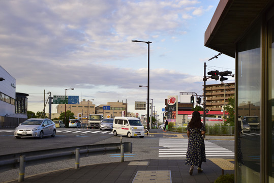 日本大阪街头