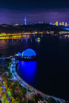 青岛城市夜景