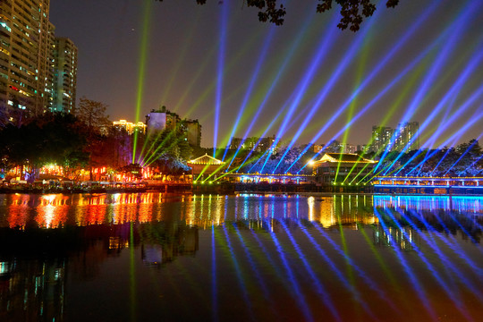 荔湾湖夜景