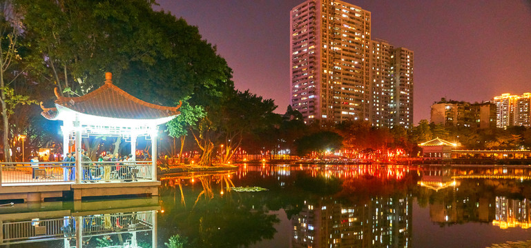 荔湾湖夜景