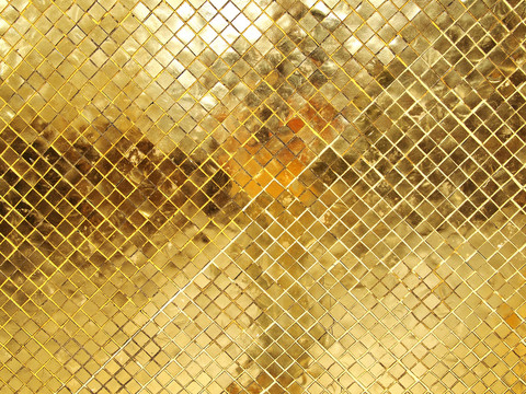 金色格子底紋背景
