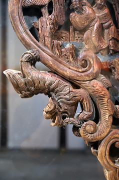 中式古建筑装饰木雕