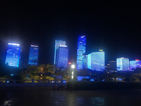 福州金融街万达夜景