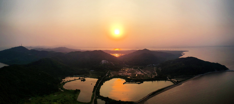 海岛日落