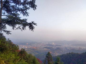 山区县城全景