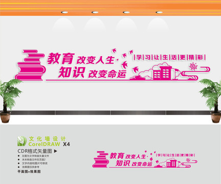 校園文化教育展板