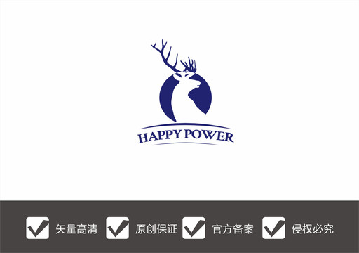 鹿LOGO