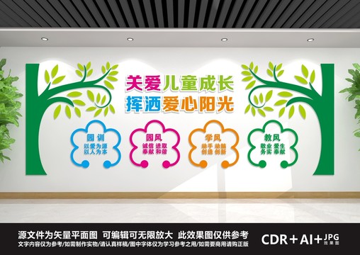 幼兒園文化墻