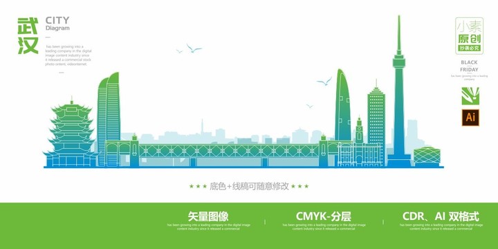 武漢高樓大廈