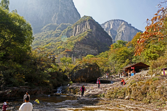 太行山新乡市关山风光