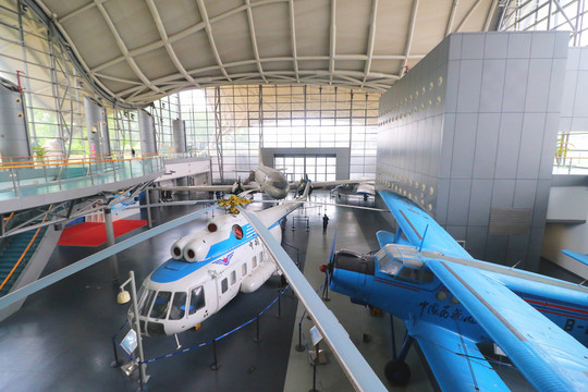 中国民航博物馆通航直升机