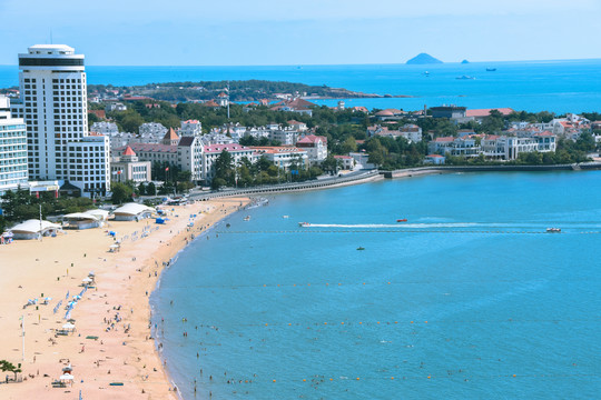 青岛海水浴场