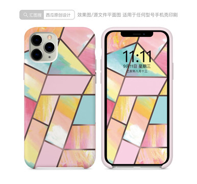 手機(jī)殼圖案印刷平面圖